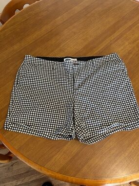 Old Navy Black & White Gingham Shorts